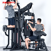 睿致 RECHFIT A16S 综合训练器 三人站+85KG杠铃片