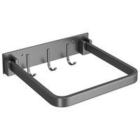 美厨（maxcook）厨房置物架 可折叠抹布沥水架铲勺收纳架 家用免打孔MCZW3044