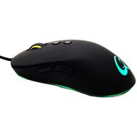 QPAD 酷倍达 DX-20 有线鼠标 3500DPI RGB 黑色