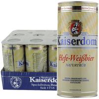 Kaiserdom 凯撒 德国原装进口啤酒Kaiserdom凯撒顿姆 1L啤酒 窖藏啤酒整箱