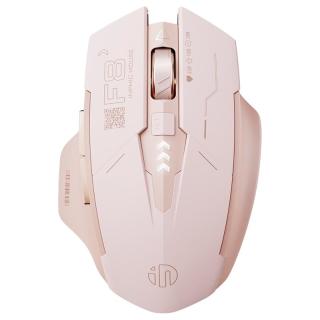 英菲克 F8 无声静音 Type-C充电 奶茶色 无线鼠标