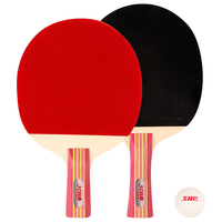 DHS 红双喜 II型 乒乓球拍套装 红黑