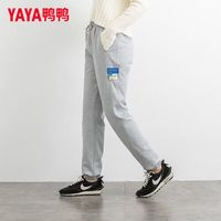 鸭鸭 90鹅绒加厚保暖 女士休闲裤