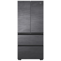 Haier 海尔 冰箱409升零距离自由嵌入法式多门四门电冰箱一级能效家用超薄零嵌入式底部散热