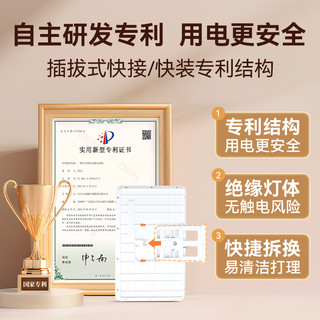雷士 小白灯 普瑞全光谱 15-25㎡ 吸顶灯