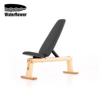 WaterRower 沃特罗伦 哑铃凳 家用健身器材 多功能运动器械 梣木-自然-黑皮