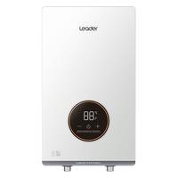 Haier 海尔 即热式电热水器 8500W免储水家用速热无极变频智能恒温超薄水电分离防电墙淋浴洗澡玻璃面板