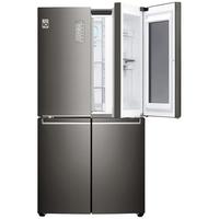 LG 乐金 F680SB77B 风冷十字对开门冰箱 662L 灰色