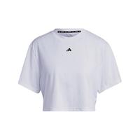 adidas 瑜伽运动宽松圆领短袖T恤