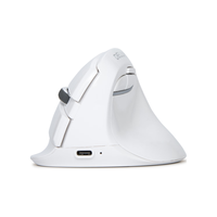 多彩（Delux）M618mini无线鼠标 蓝牙鼠标 人体工程学 立式垂直 双模可充电 办公笔记本电脑 轻音按键 白色