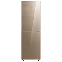 Midea 美的 玻璃系列 BCD-268WGM 单循环 风冷双门冰箱 268L 格调金