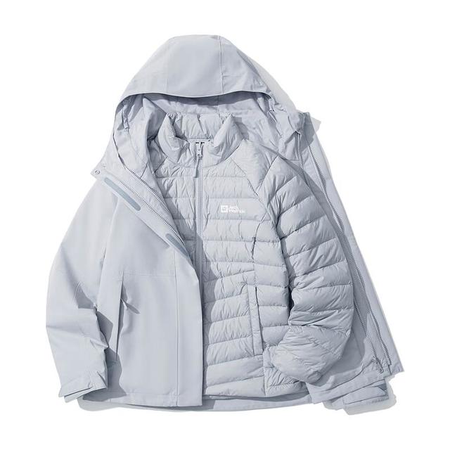 Jack Wolfskin 鹅绒内胆三合一冲锋衣外套A66106