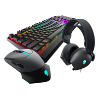  ALIENWARE/外星人 RGB 电竞三件套+无线游戏鼠标+有线机械键盘+电竞耳机  黑色