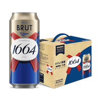 Kronenbourg/1664凯旋 新春礼盒 法式拉格啤酒  整箱装 500mL