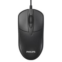 PHILIPS 飞利浦 SPK7234 有线鼠标 1000DPI 商务黑