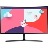 SAMSUNG 三星 高清低蓝光不闪屏 HDMI接口游戏家用办公电脑曲面屏显示器 窄边框 可壁挂 S27C368EAC