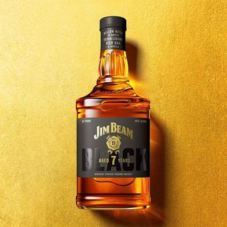金宾（Jim Beam）黑牌 美国 7年调和型 威士忌 洋酒 700ml 【7年调和】黑牌 700ml