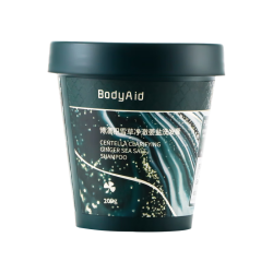 博滴 BodyAid 海盐洗发膏积雪草姜盐洗发水清爽蓬松洗头膏200g*4
