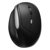 B.O.W航世 MD190mini 双模无线蓝牙鼠标人体工学静音电脑笔记本通用小手女生家用办公便携鼠标 灰黑色-双模鼠标