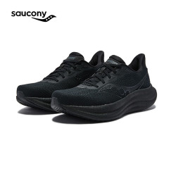 saucony 索康尼 2025新款TRIUMPH胜利23情侣运动鞋 黑-宽楦 43