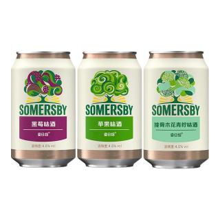 SOMERSBY 夏日纷 混合口味果味酒330ml*9罐（口味随机发货）年货送礼