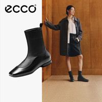 爱步(ECCO)*靴子女 时尚潮流百搭经典平底羊皮轻奢女靴 舞悦244403
