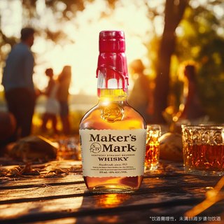 金宾（Jim Beam）白占边500ml/美格 波本威士忌 美国肯塔基州 洋酒 375ml 