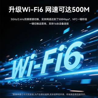 中兴（ZTE）F50 Pro 5G随身wifi6可插卡移动无线便携式路由器热点车载笔记本电脑上网卡托全国通用流量2025款