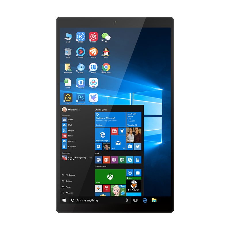  OV Pad 8 Windows系统 二合一平板电脑+键盘皮套  WiFi版 黑色 128GB 8GB