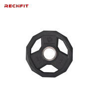 睿致 RECHFIT PEV环保杠铃片 杠铃套装 2.5KG一对