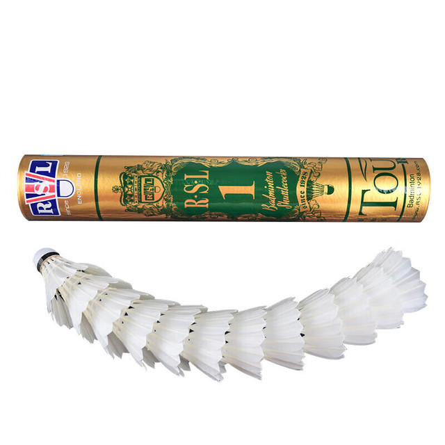 PLUS会员：亚狮龙 NO.1号 全圆鸭毛专业比赛羽毛球 77速 12只装