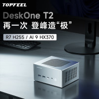 国家补贴：极夜 DeskOne T2  AMD 锐龙7 H255 准系统 皓月琉银