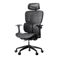 夏草木Fit人体工学椅办公椅电脑椅子人工力学座椅电竞椅学习椅 黑色