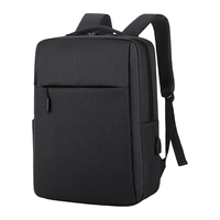 恒源祥双肩包男女笔记本电脑包上班通勤商务出差背包大15.6英寸 黑色14英寸