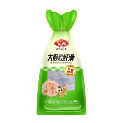 安井 火锅食材任选 口感Q弹 大颗粒虾滑100g*1
