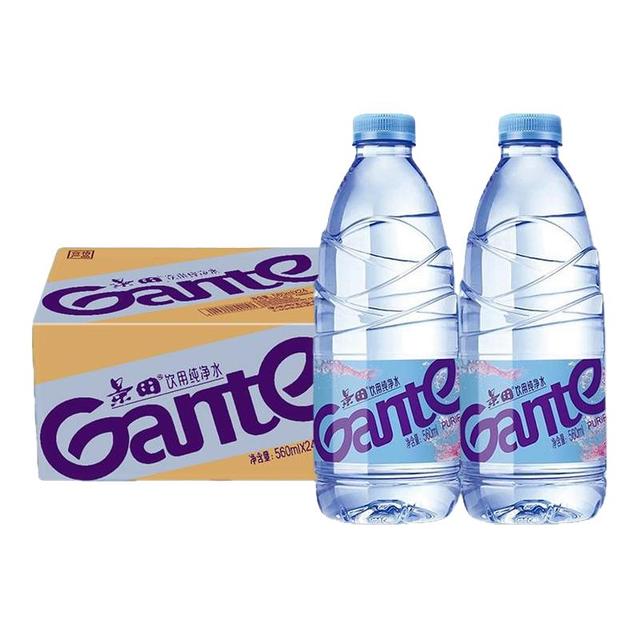 景田 560ml*24瓶景田饮用纯净水团购办公商务车载用水整件
