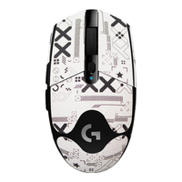 logitech/罗技 宏程自定义 无线鼠标+游戏大桌垫  紫色