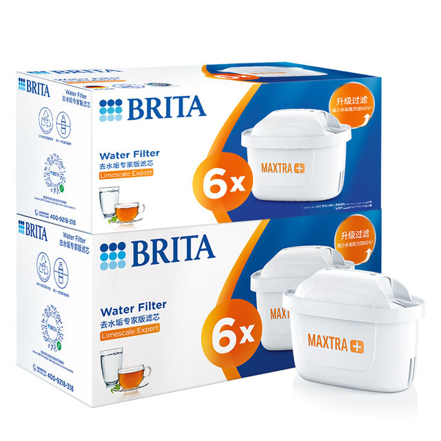 PLUS会员：碧然德 MAXTRA+LE 滤水壶滤芯 12枚装专家版