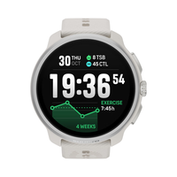 颂拓(SUUNTO)RACE 2户外训练腕表 越野铁三心率血氧运动智能手表 冰川白 【精钢版】冰川白