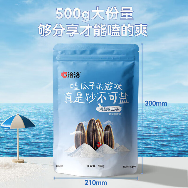 洽洽 瓜子 海盐味 500g