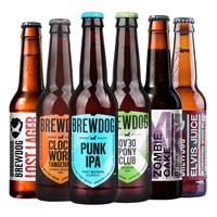 BREWDOG 精酿狗 精酿啤酒组合装 6口味 330ml*6瓶