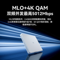 中兴 BE5100Pro+ 晴天版 双频5100M 家用千兆Mesh无线路由器 Wi-Fi 7 白色 单个装