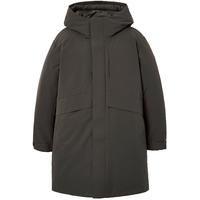 JACK&JONES 杰克琼斯 中长款连帽防水鸭绒羽绒服