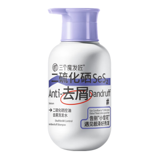三个魔发匠 二硫化硒洗发水 400ml