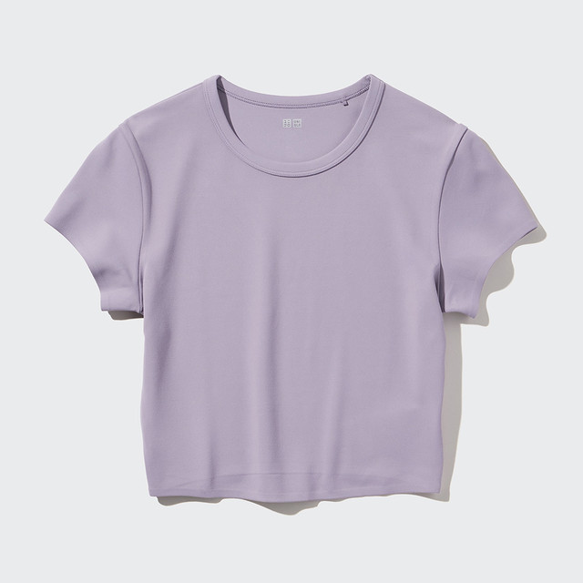 UNIQLO 优衣库 女装 AIRism高弹力短T恤 UQ465762667