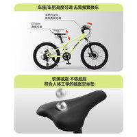 京东京造 灵跃 24寸儿童自行车 青柠绿