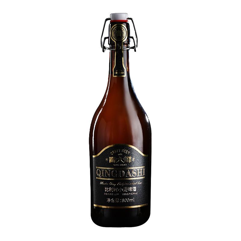 青大师 比利时小麦精酿原浆啤酒 800ml*6瓶