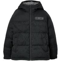 JACK&JONES 男装25年秋冬季连帽羽绒服男短款鸭绒潮流休闲外套 E44黑砂色