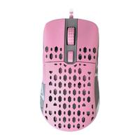 MOTOSPEED 摩豹 Darmoshark MOTOSPEED 摩豹 M1 有线鼠标 16000DPI RGB 粉色