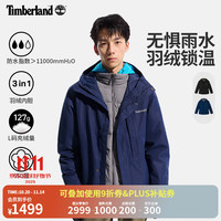 Timberland 官方男装冲锋衣三合一防水保暖羽绒内胆|A41V3 A41V3451/海军呢深蓝色